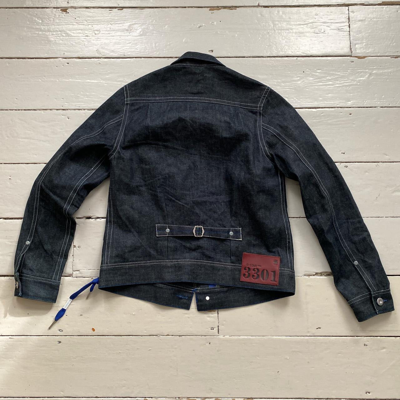 G Star 3301 Navy Denim Jacket (Medium)