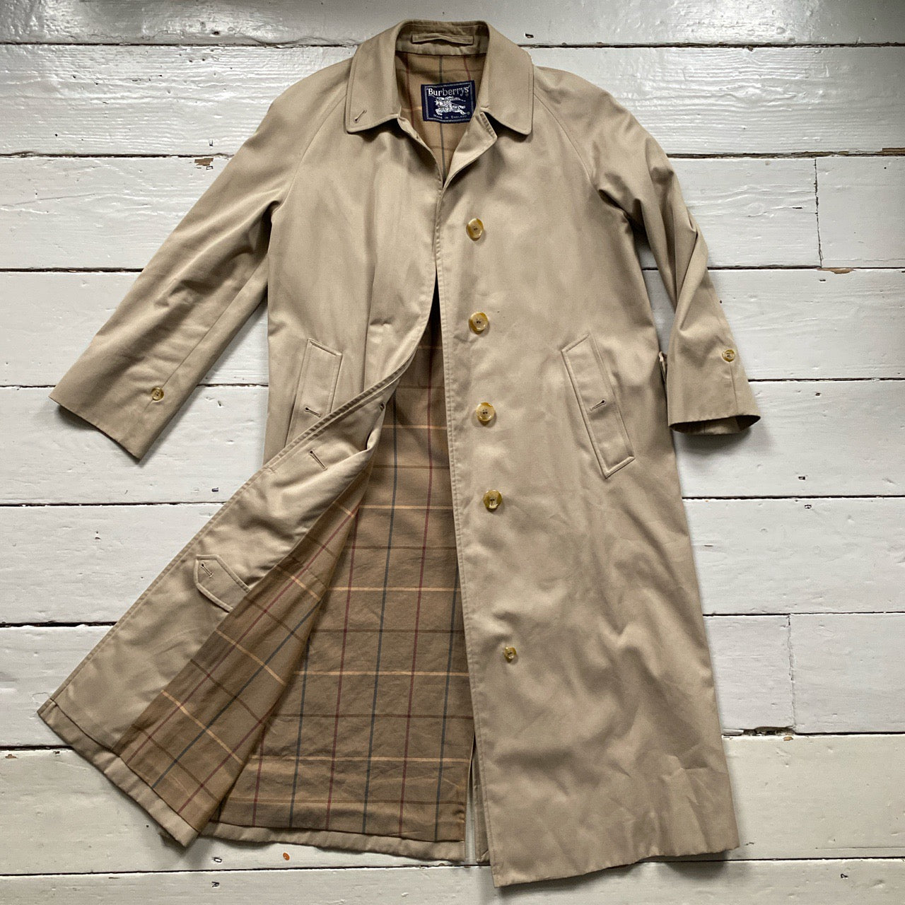 Burberrys Vintage Trench Coat (Womens UK 8)