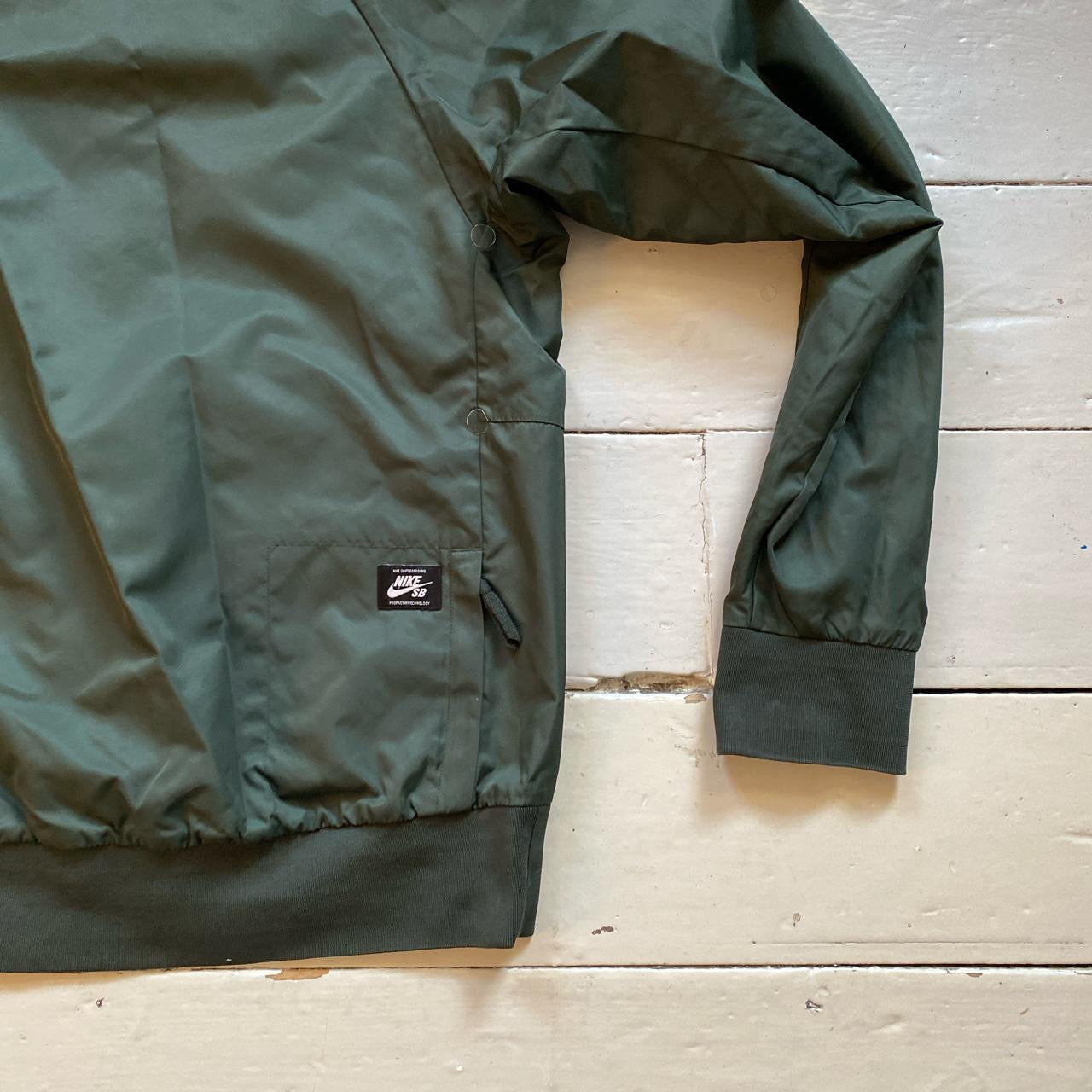 Nike SB Green Bomber Jacket (Large)