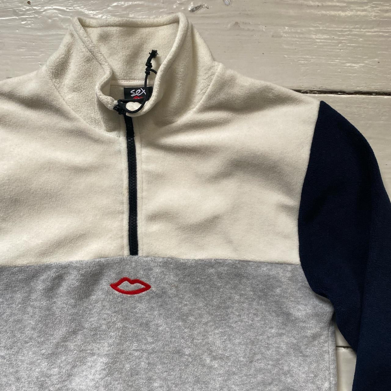Sex Skateboards Fleece Quarter Zip Jumper (XS)