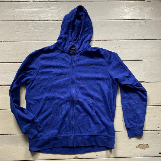 Nike Swoosh Royal Blue Hoodie (XL)