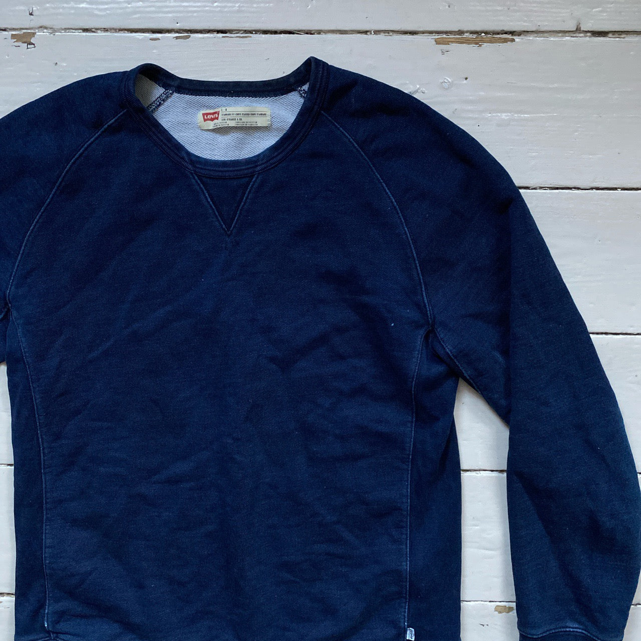 Levis Navy Jumper (Large)