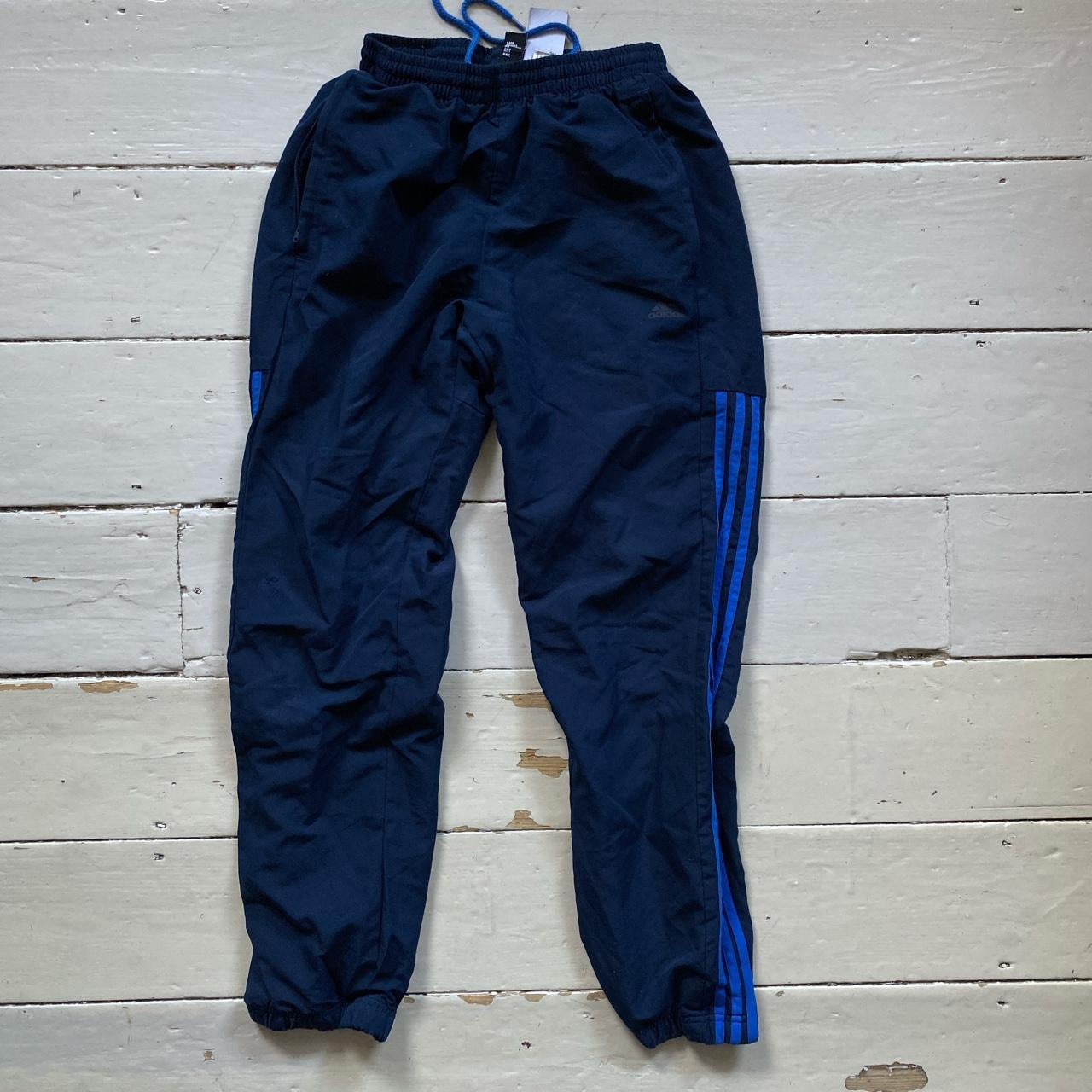 Adidas Navy Shell Bottoms (Small)