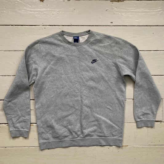 Nike Swoosh Grey Jumper (XL)