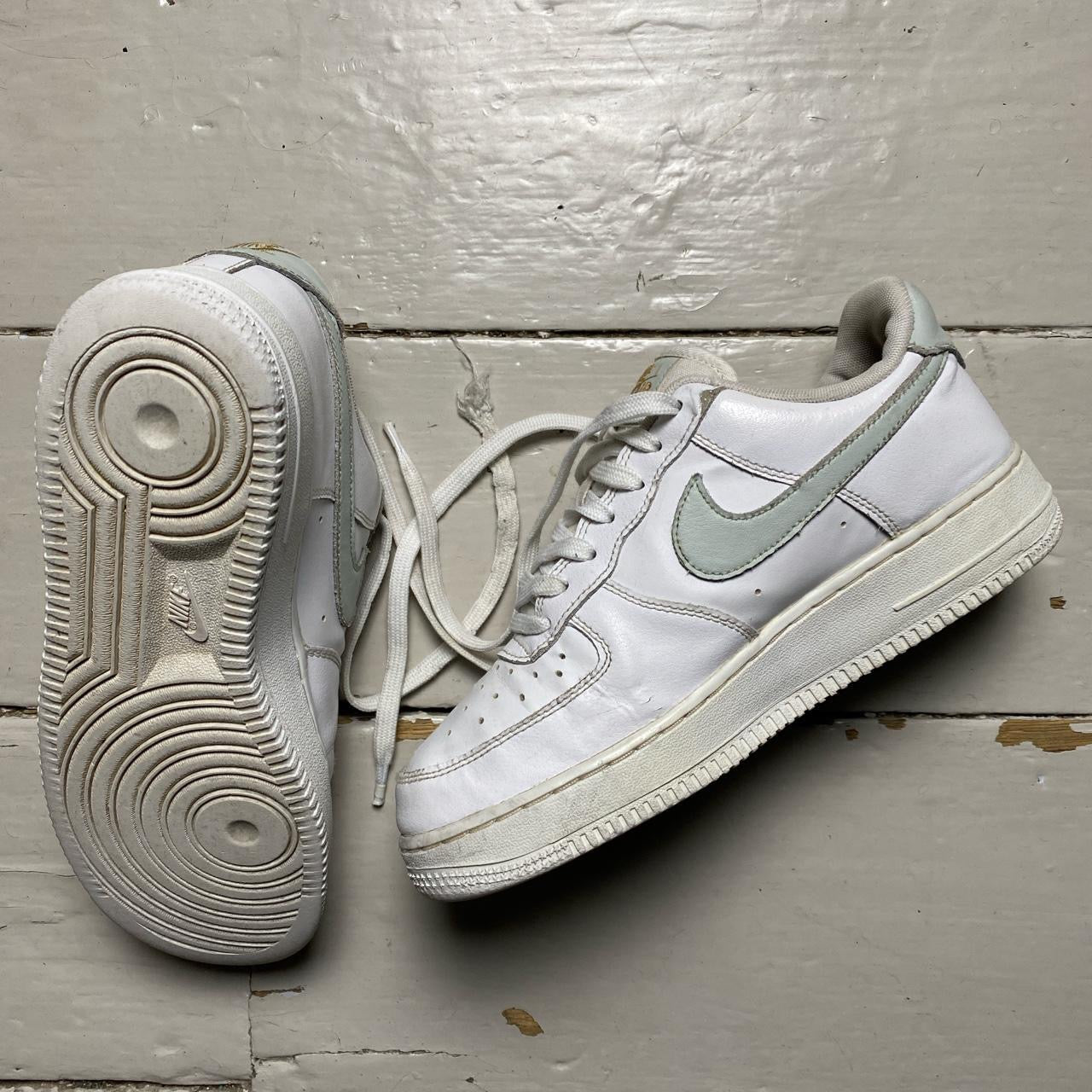 Nike Air Force 1 White and Grey (UK 5.5)