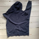 Nike Navy and White Swoosh Hoodie (XL)