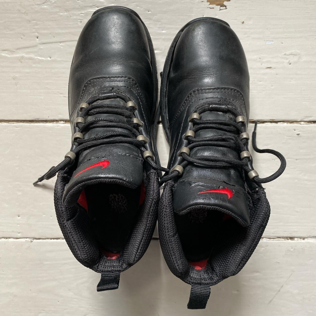 Nike Leather Black Boot (UK 8)