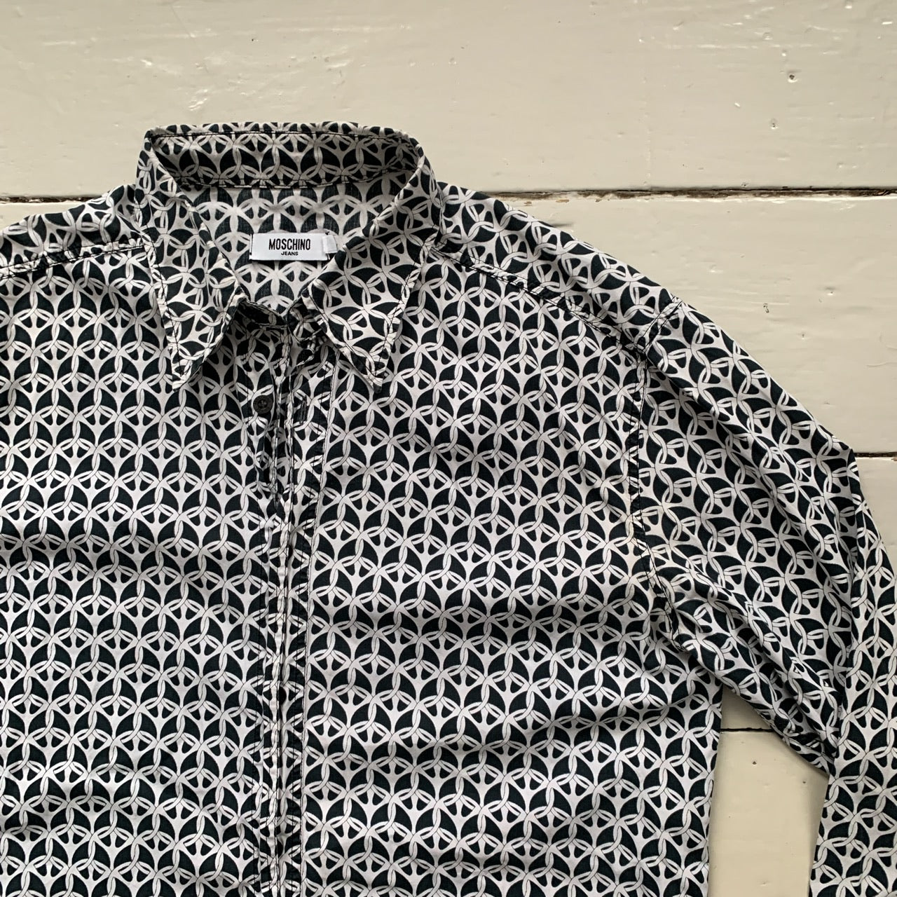Moschino Vintage Monogram Shirt (Large)
