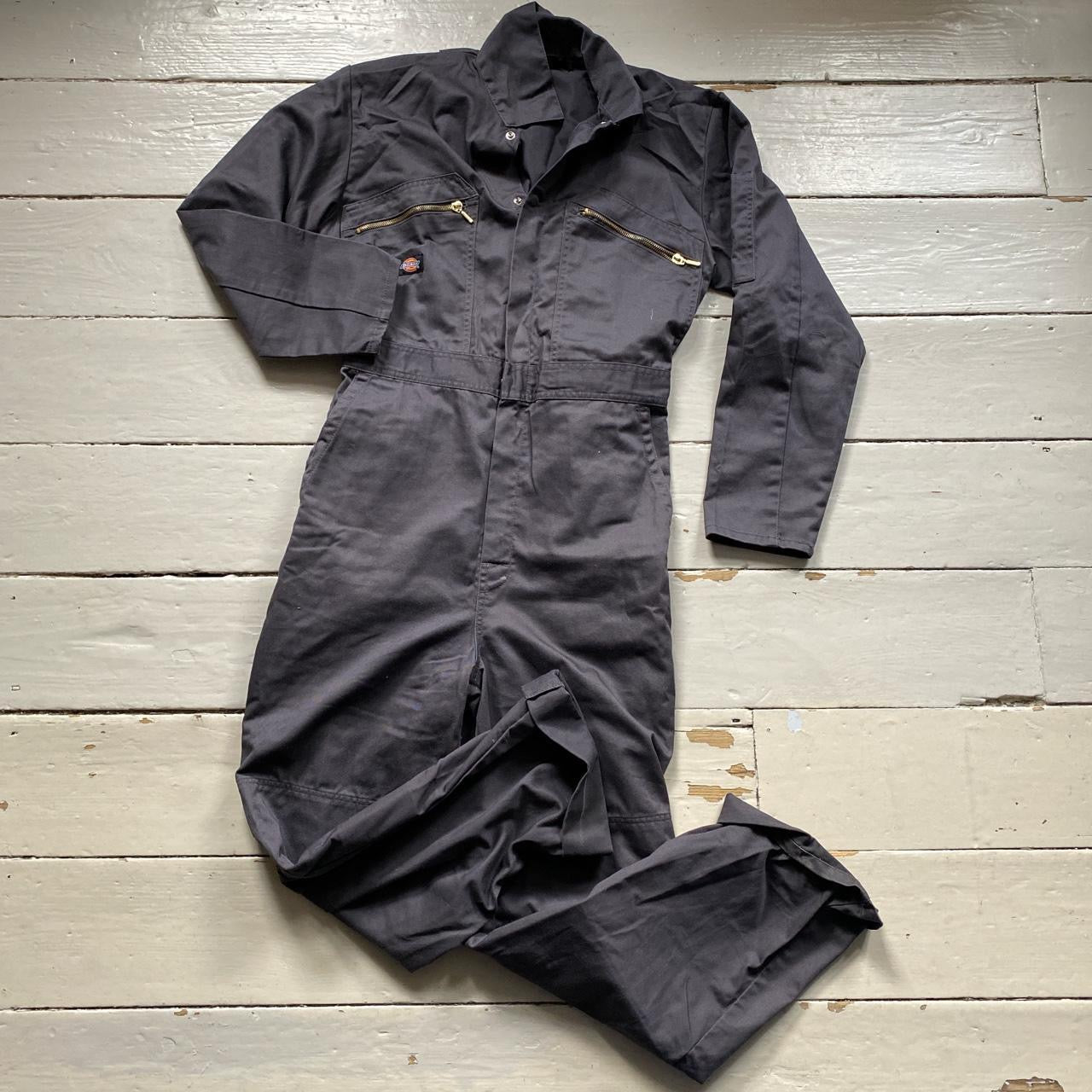 Dickies Grey Boiler Suit Jumpsuit (Large)