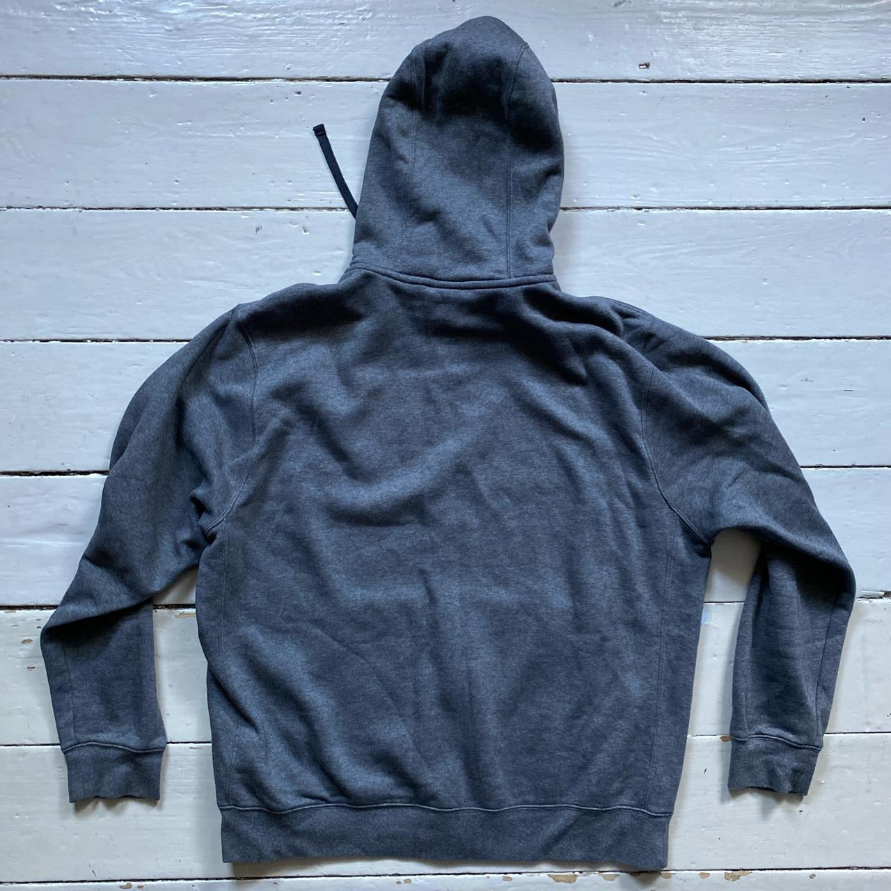 Nike Swoosh Grey Hoodie (Large)