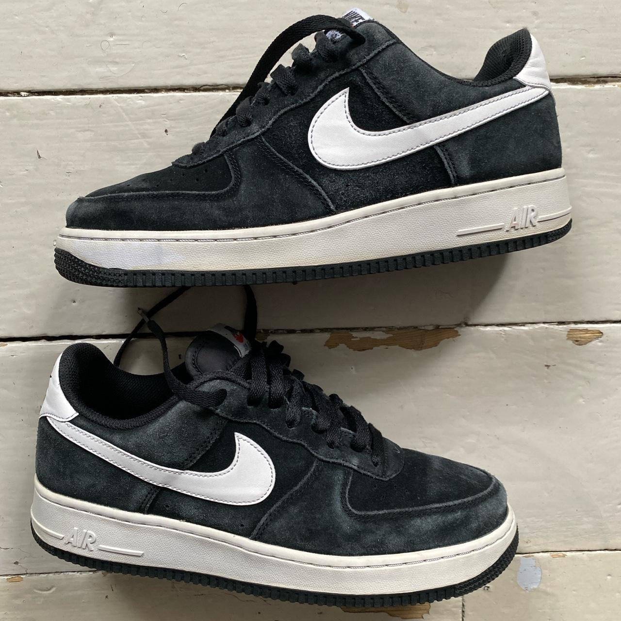 Nike Air Force 1 Black and White (UK 8)