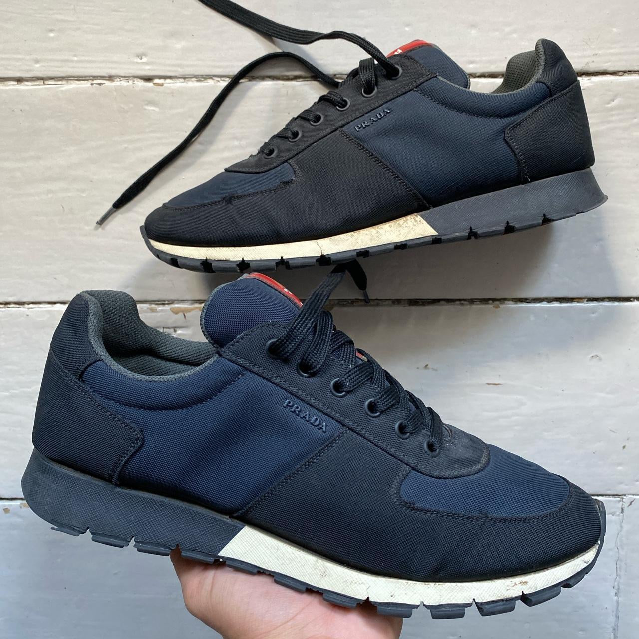Prada Runners Navy (UK 9)