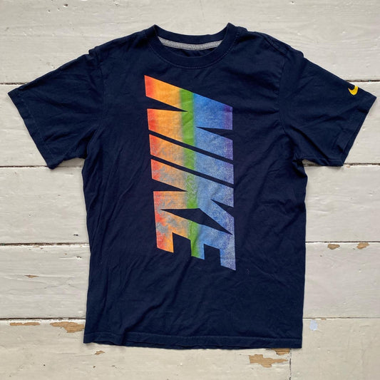 Nike Vintage Rainbow T Shirt (Womens Small)