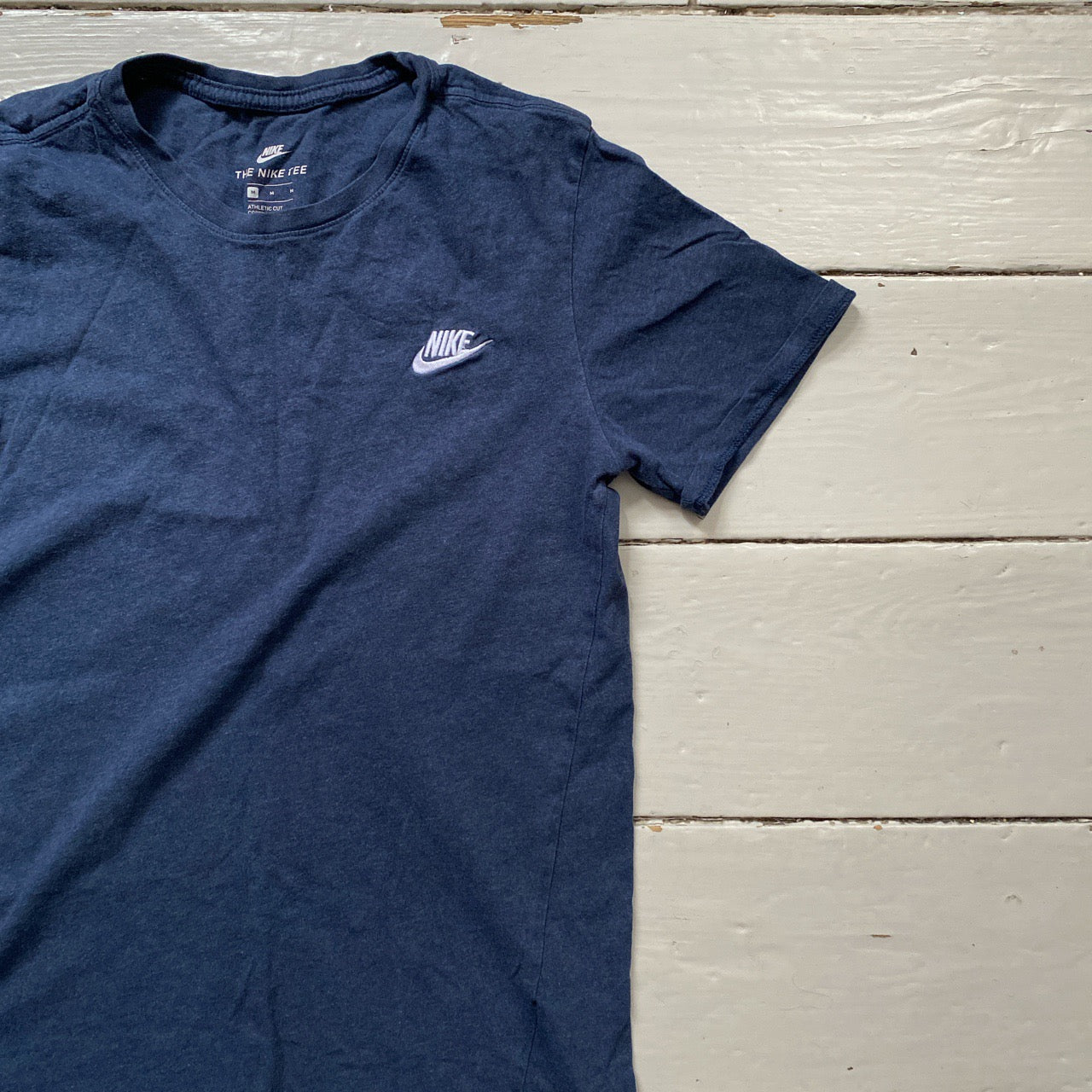 Nike Swoosh Navy T-Shirt (Medium)