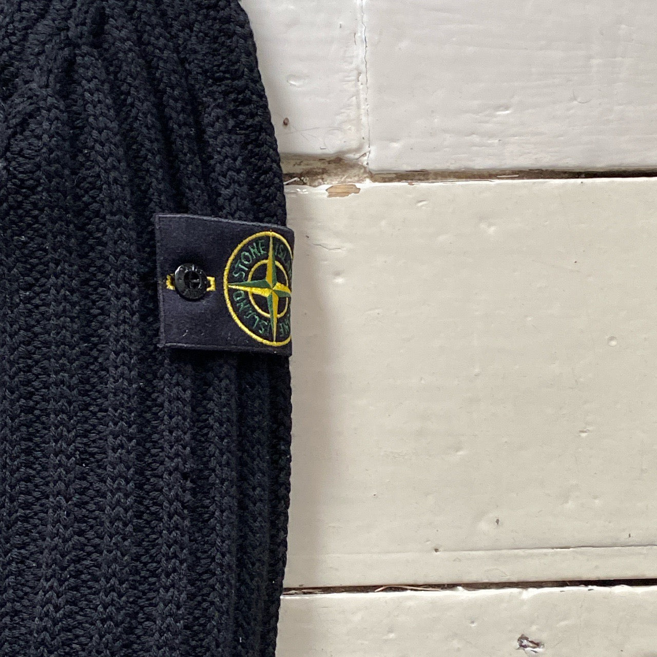 Stone Island Vintage Black Turtle Neck Jumper (Large)