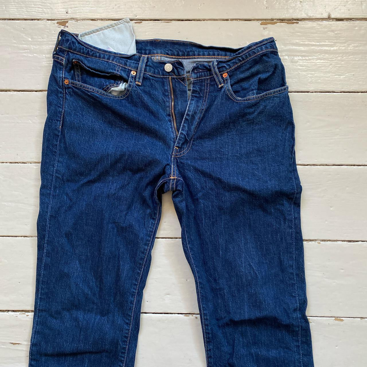 Levis 514 Navy Jeans (34/30)