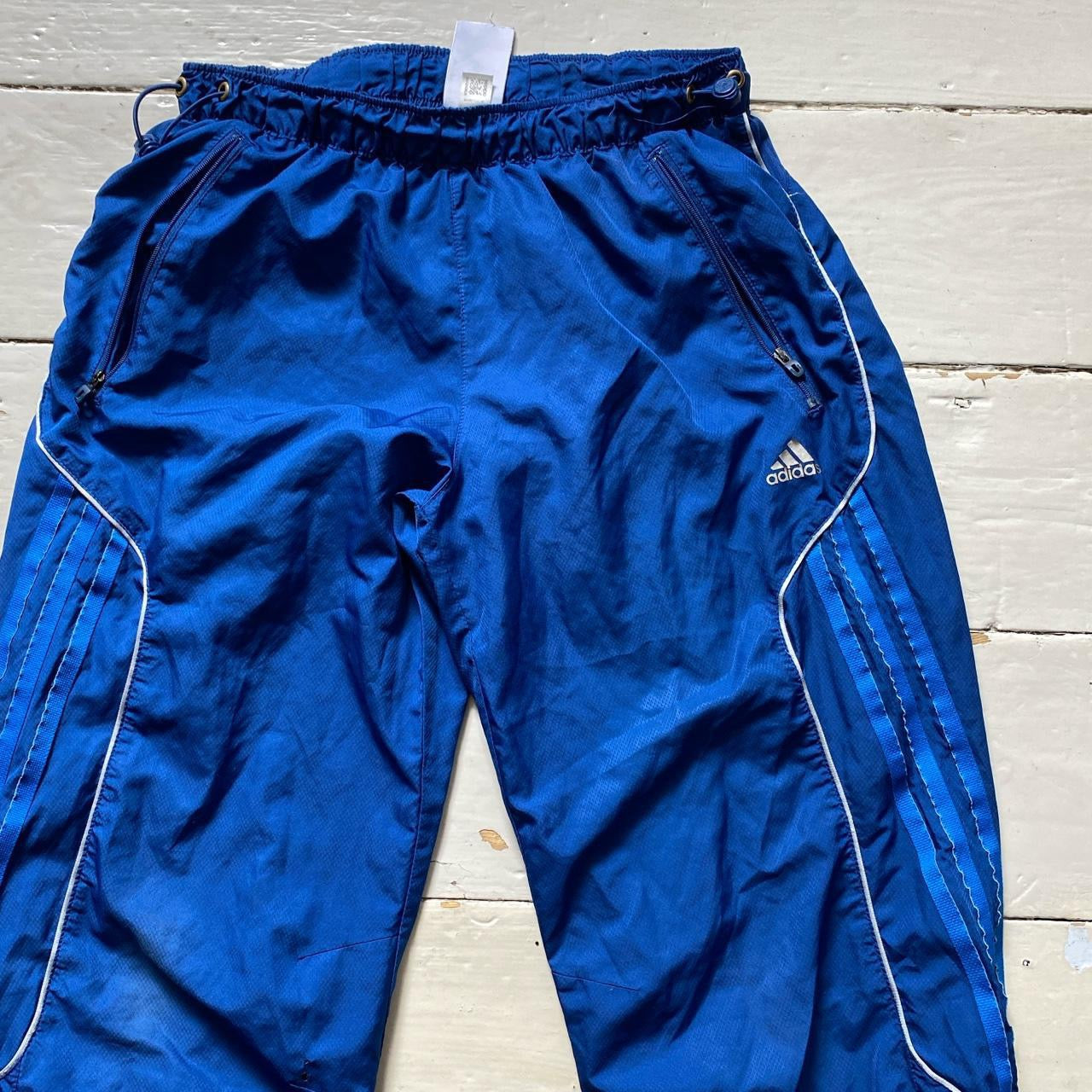 Adidas Blue Clima Cool Shell Bottoms (Medium)