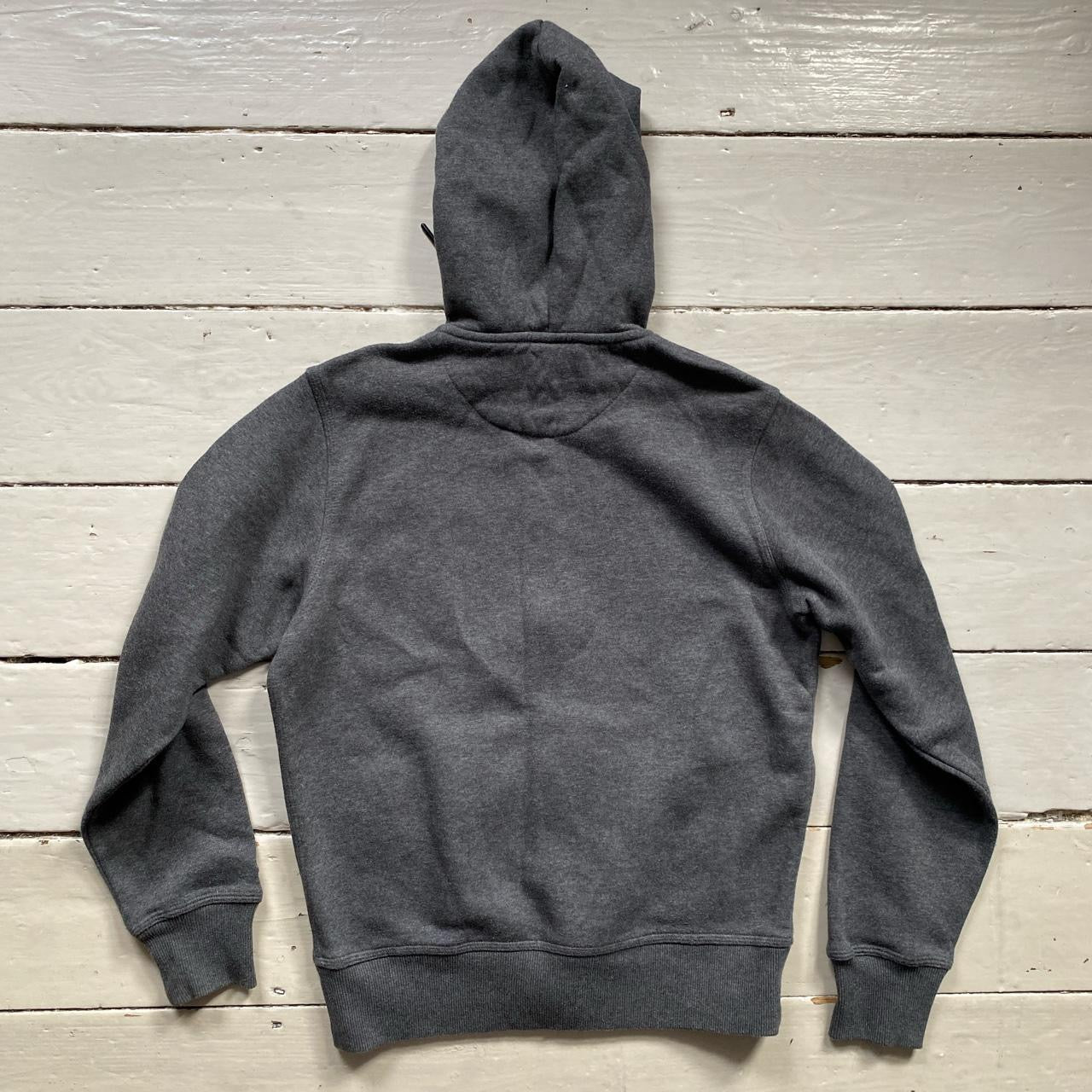 Nike Swoosh Grey Hoodie (Small)