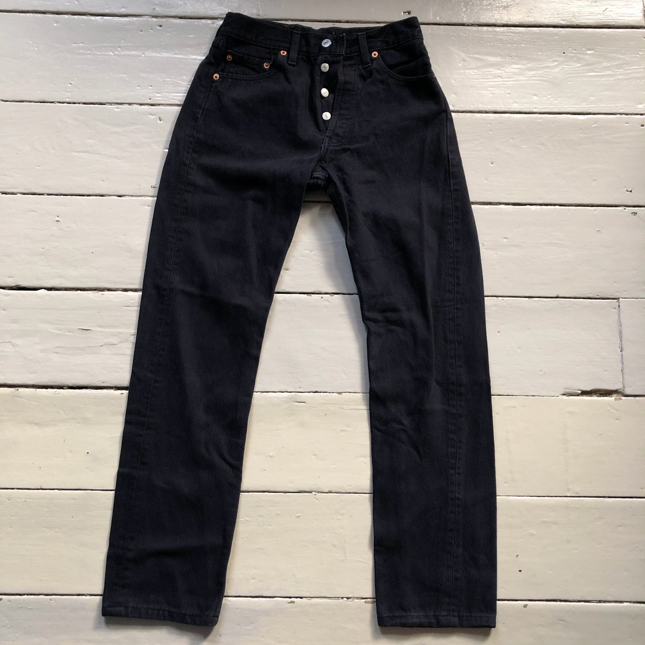 Levis 501 Black Slim Fit Jeans (28/29)