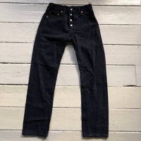 Levis 501 Black Slim Fit Jeans (28/29)