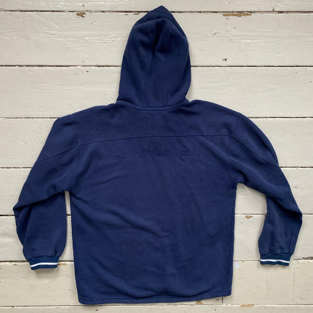 Nike Vintage Navy Quarter Zip Hoodie (XL)