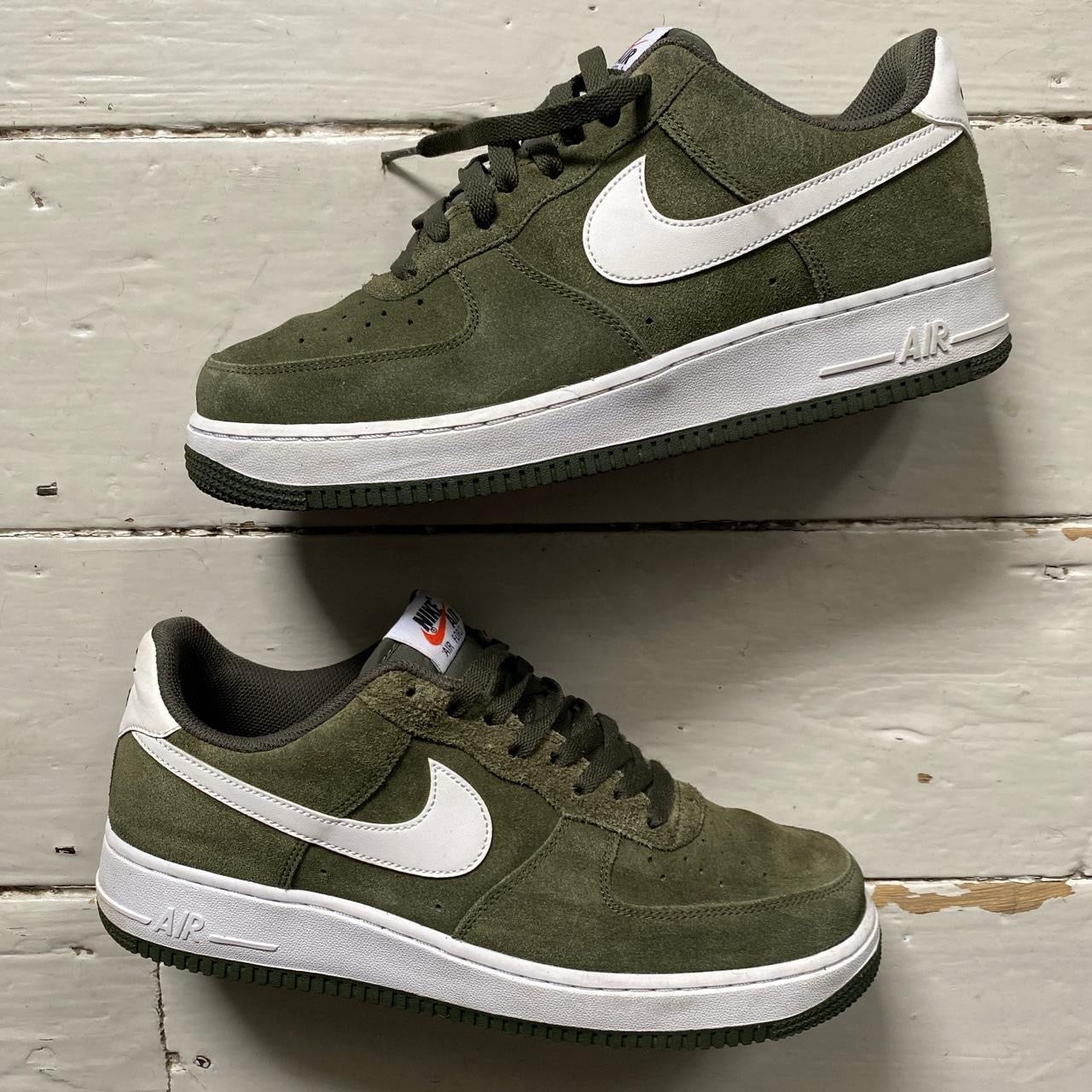 Nike Air Force 1 Khaki Green (UK 9)