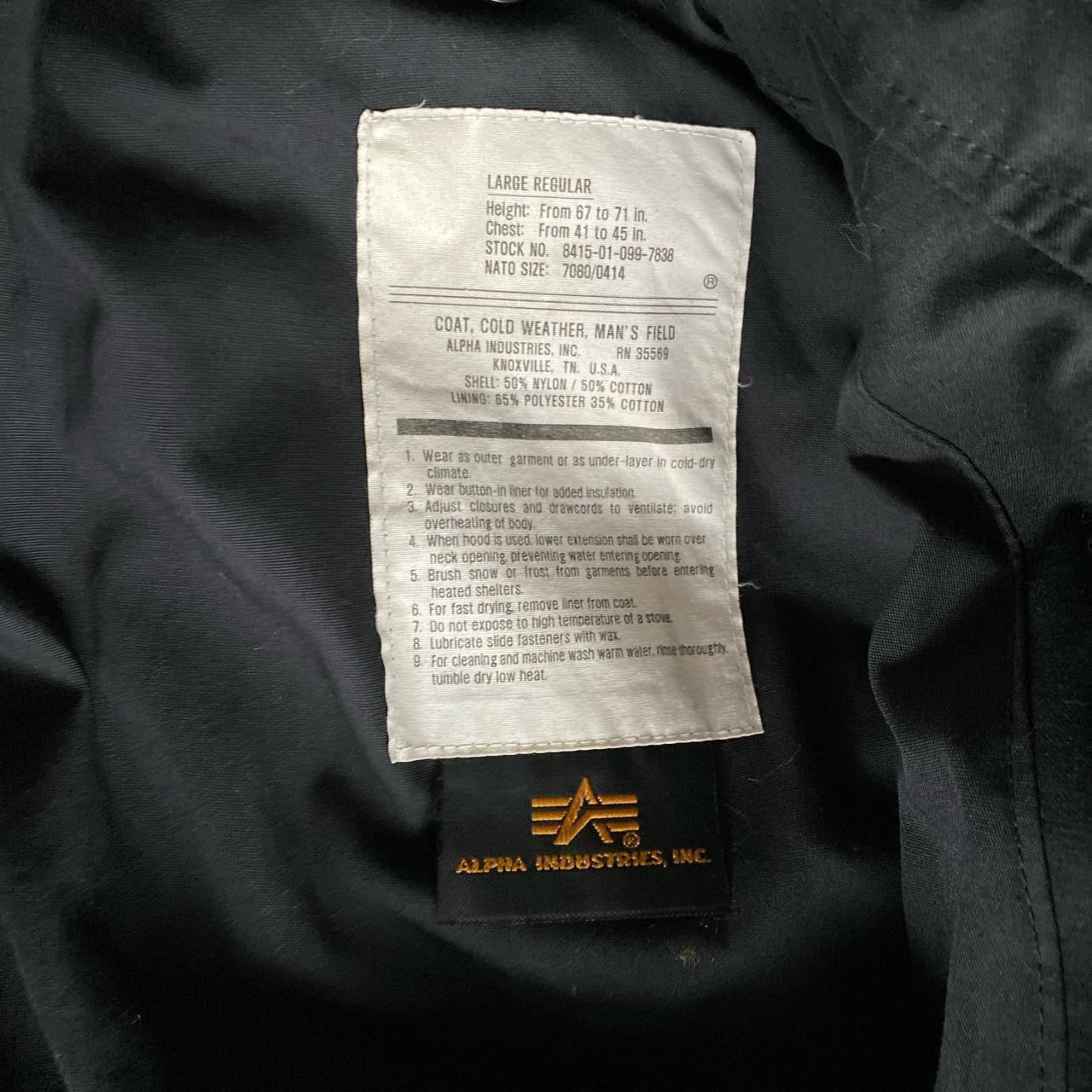 Alpha Industries Trench Coat (Large)