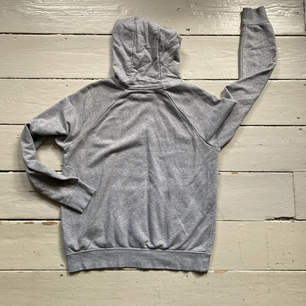 Nike Grey Swoosh Hoodie (Medium)