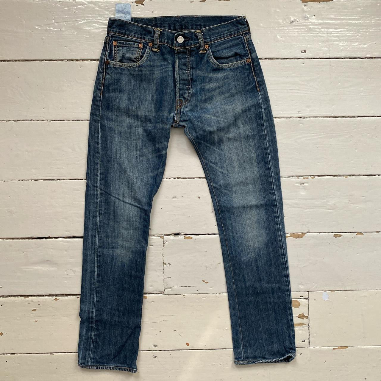 Levis 501 Navy Jeans (30/29)