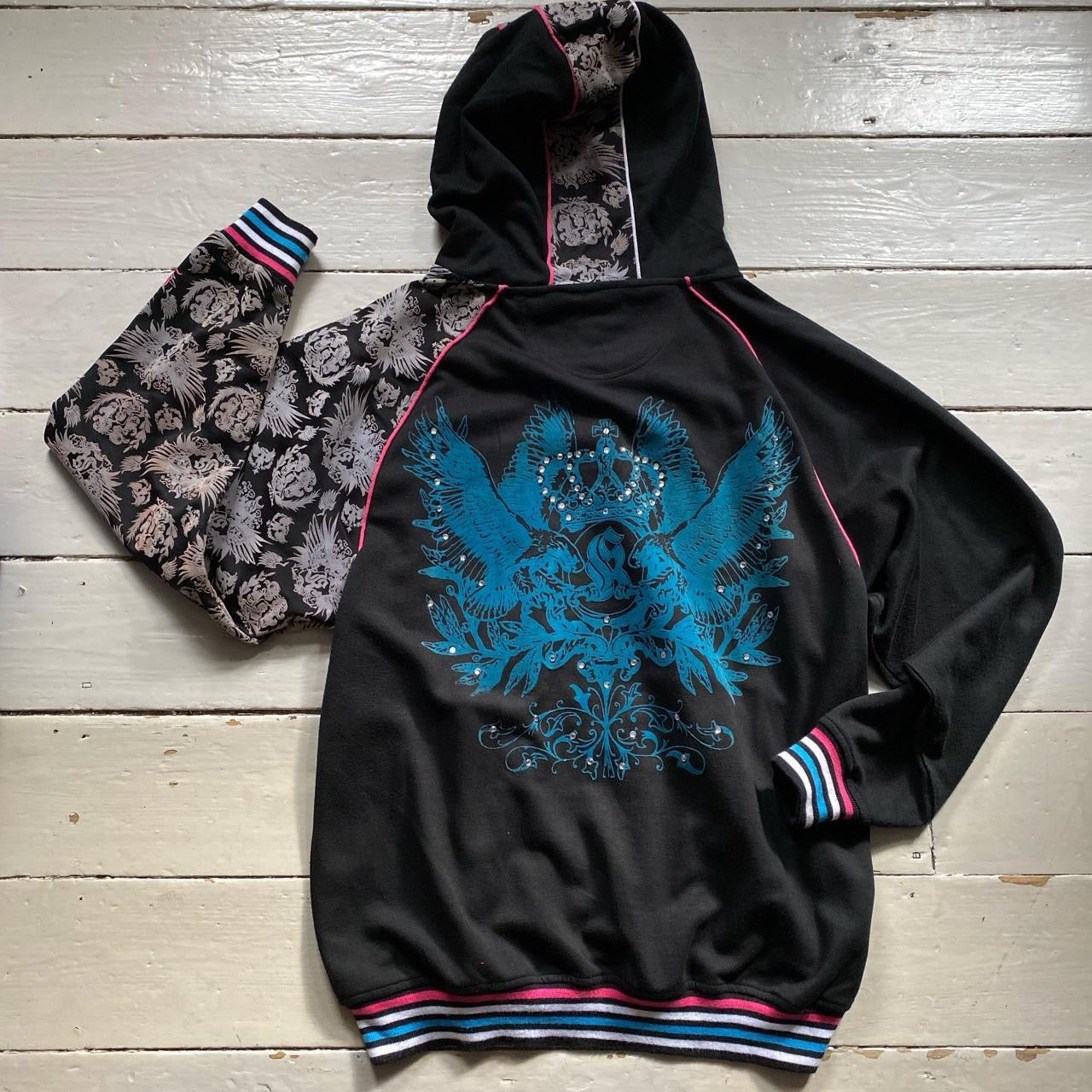 Kanji Jeans Vintage Full Zip Hoodie (XL)