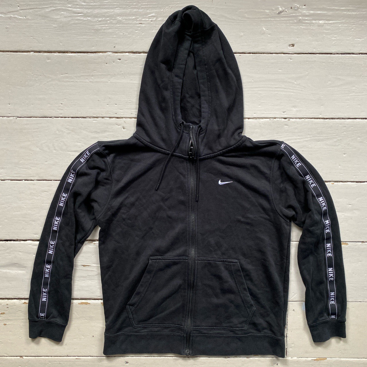 Nike Repeat Tape Logo Swoosh Hoodie (Small)