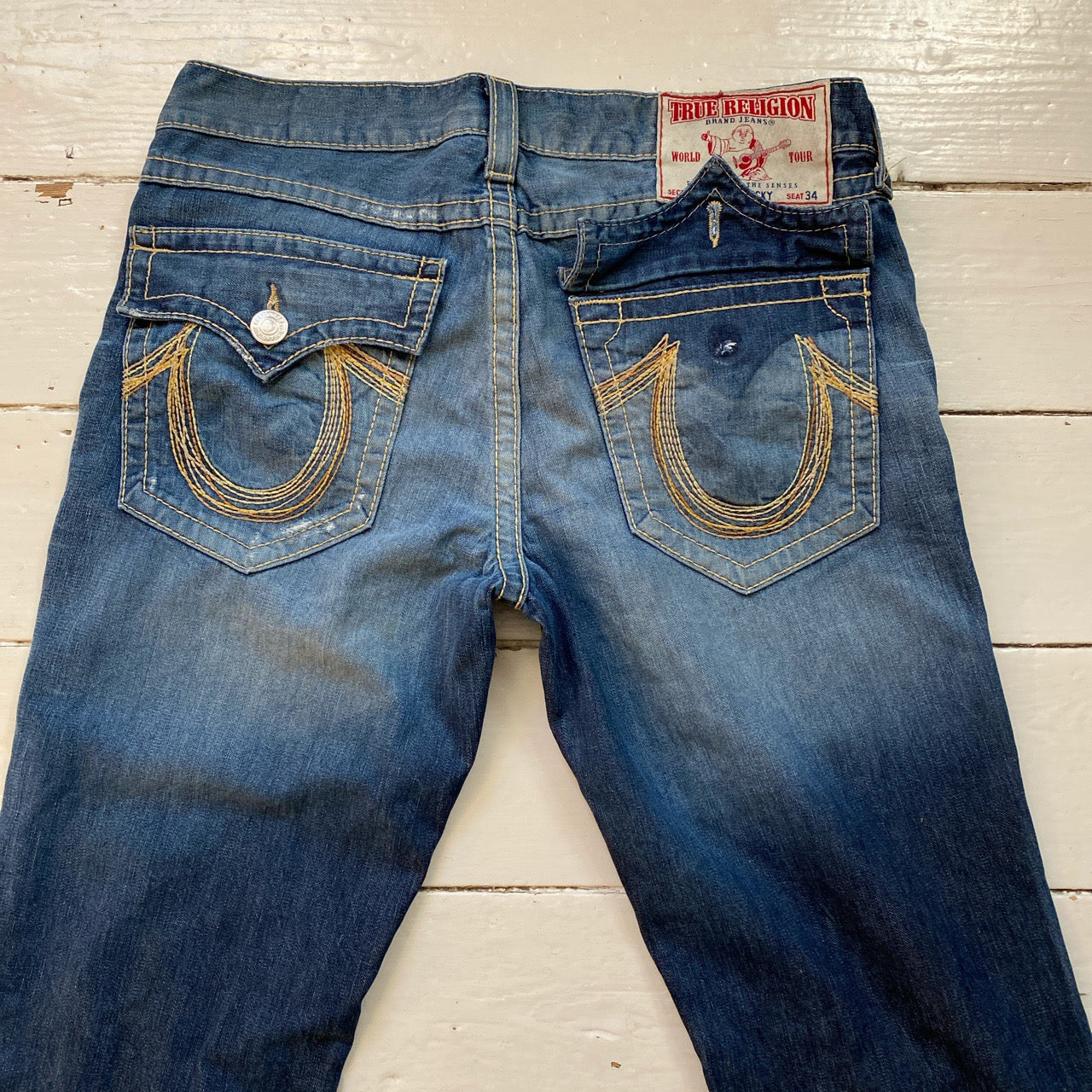 True Religion Rainbow Ricky Jeans (36/32)