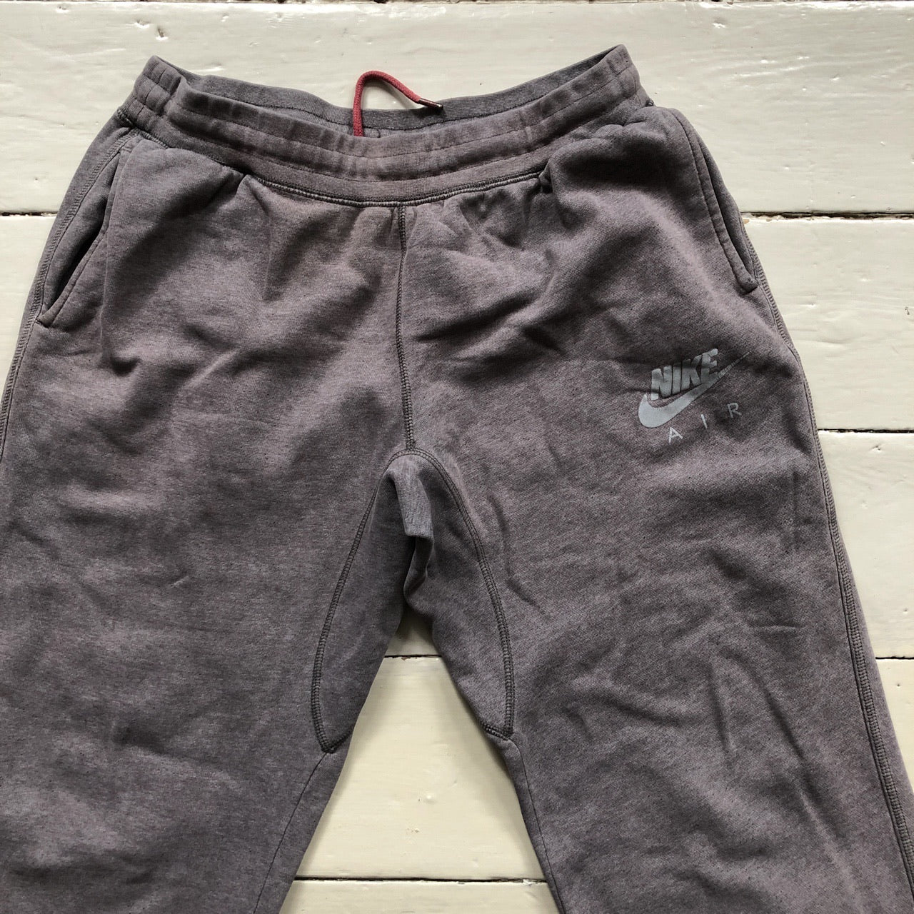 Nike Air Swoosh Grey Joggers (Large)