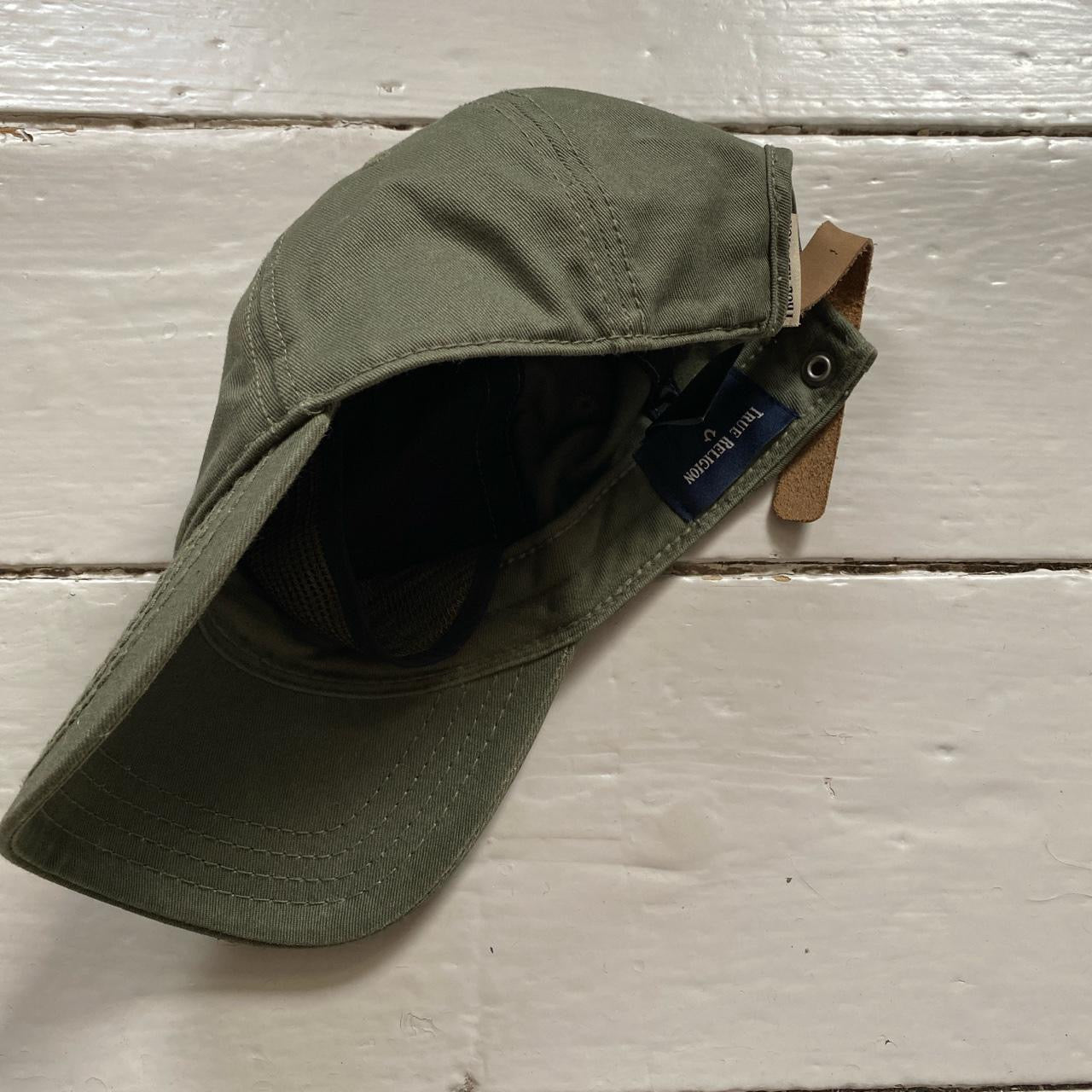 True Religion Stitch Khaki Cap