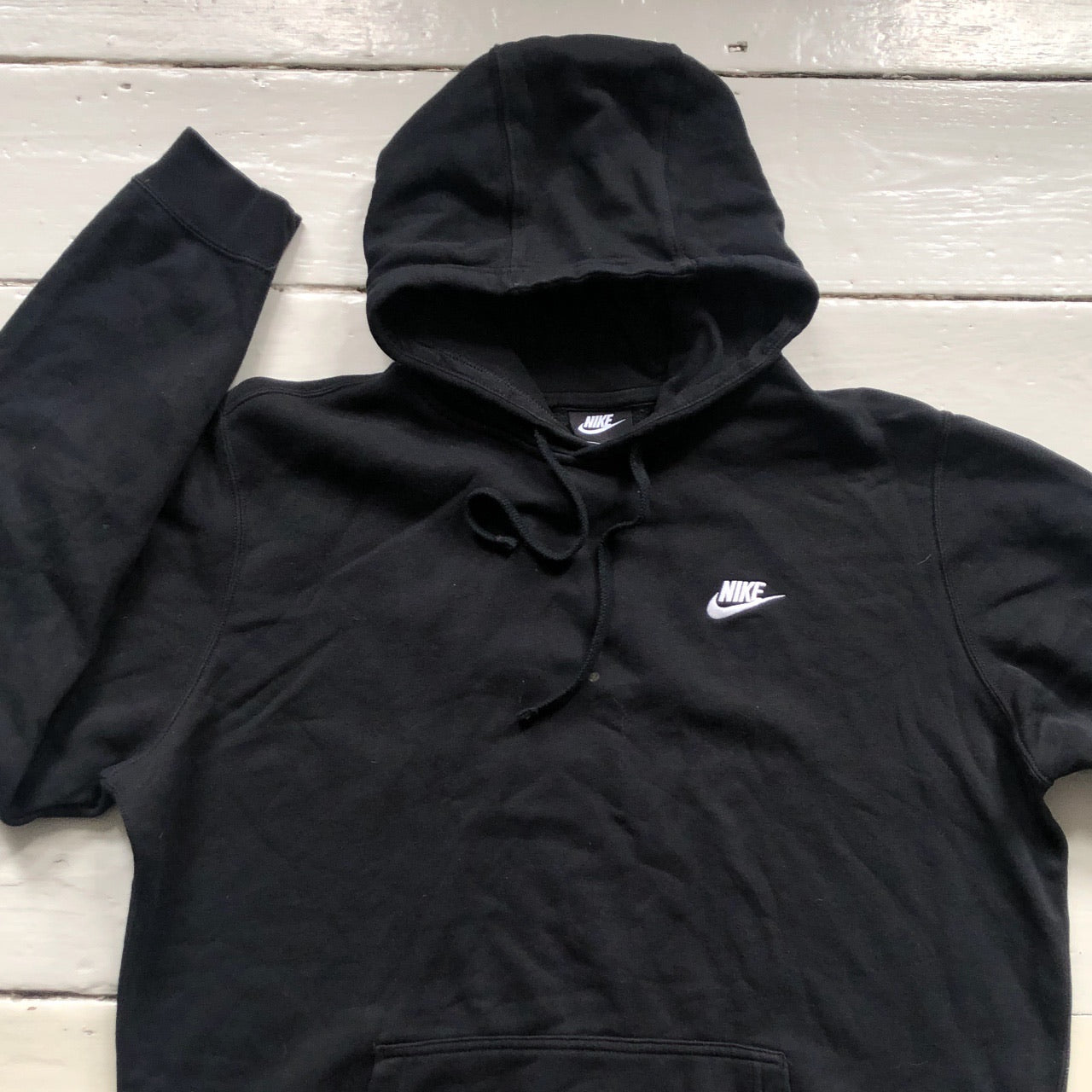 Nike Black Swoosh Hoodie (XL)
