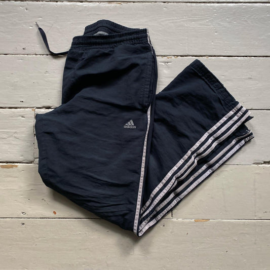 Adidas Grey Shell Bottoms (Medium)