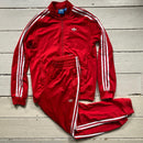 Adidas SST Red and White Tracksuit (Medium)