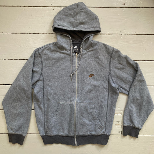 Nike Vintage Brown Swoosh Hoodie (Medium)