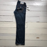 True Religion Straight Jeans Brown Stitch (33/34)