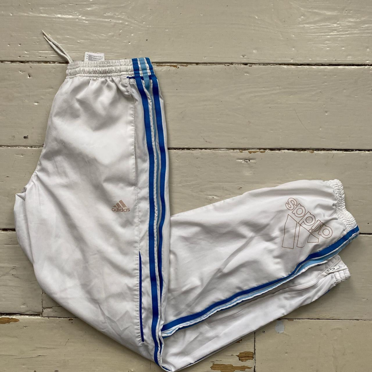 Adidas White Shell Bottoms (28W)