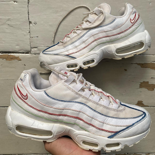 Nike Air Max 95 White Rainbow (UK 7)