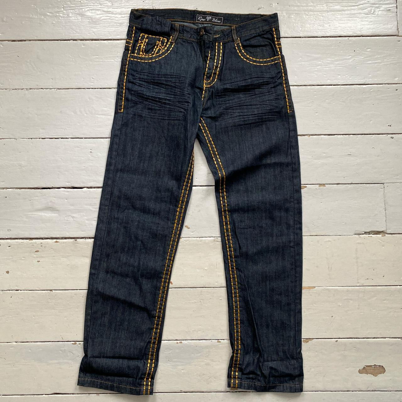 Raw Blue Big Stitch Jeans (36/36)