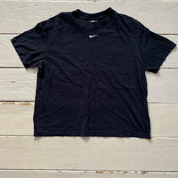 Nike Centre Swoosh Crop T Shirt (Small)