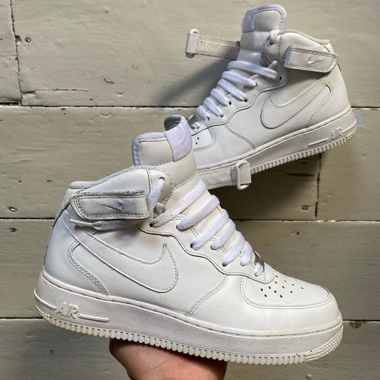 Nike Air Force 1 Mid White (UK 6)