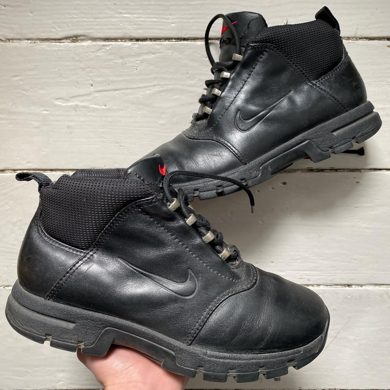 Nike Leather Black Boot (UK 8)