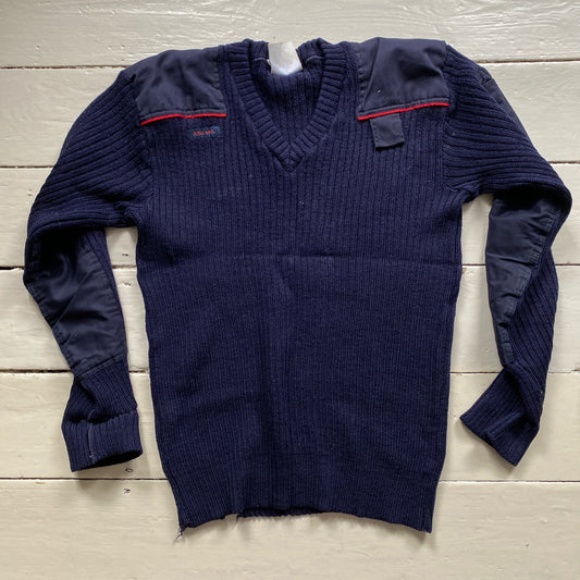 Royal Mail V Neck Navy Jumper (Medium)