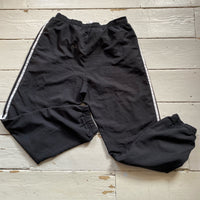 Adidas Black and White Shell Bottoms (W34)
