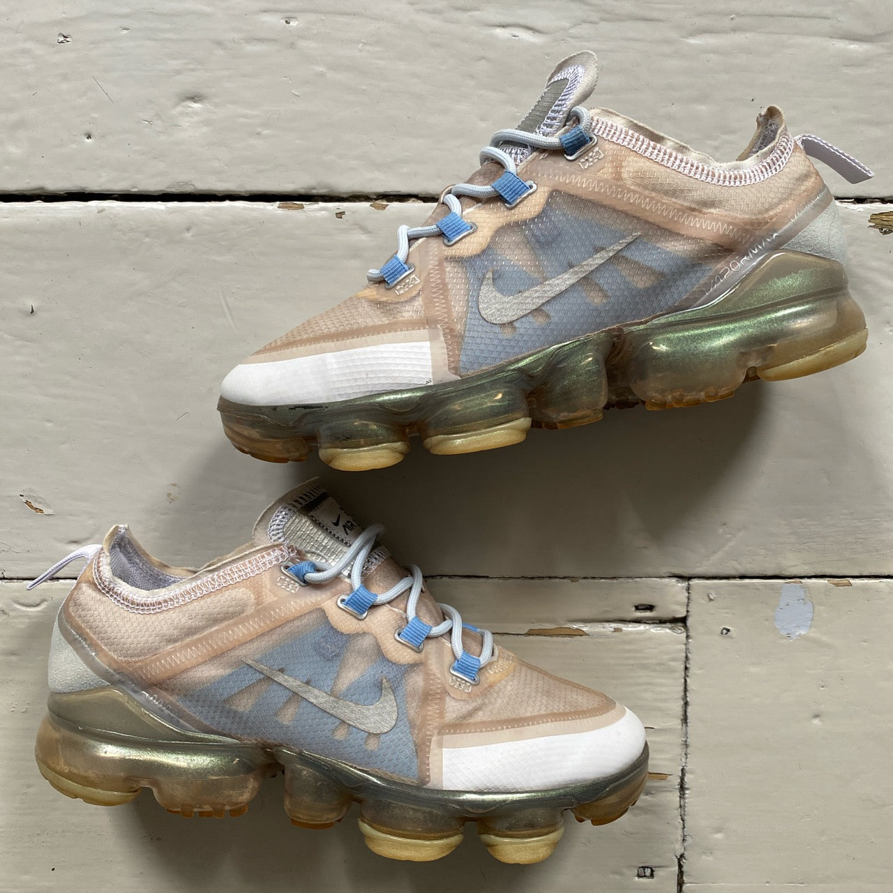Nike Vapormax 2019 Beige and White (UK 4)