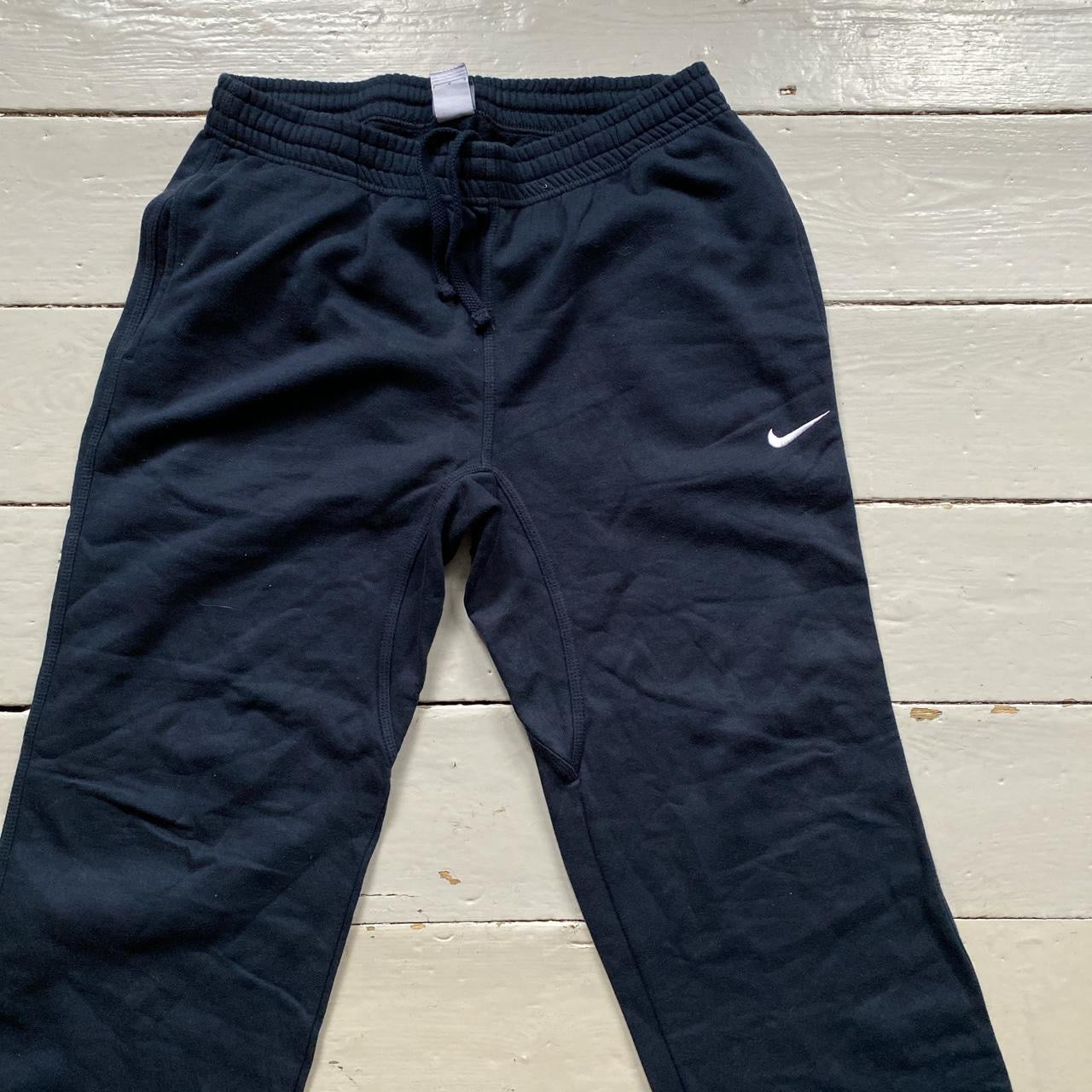 Nike Navy and White Joggers (Large)