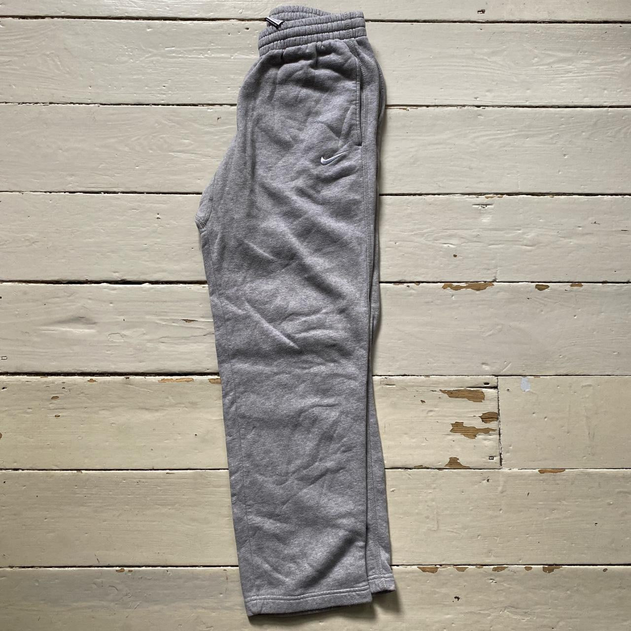 Nike Swoosh Grey Joggers (Small)